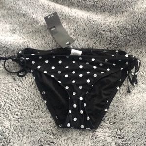 Mossimo polka dot swim bottoms NWT
